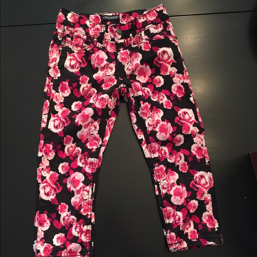 Girls floral pants